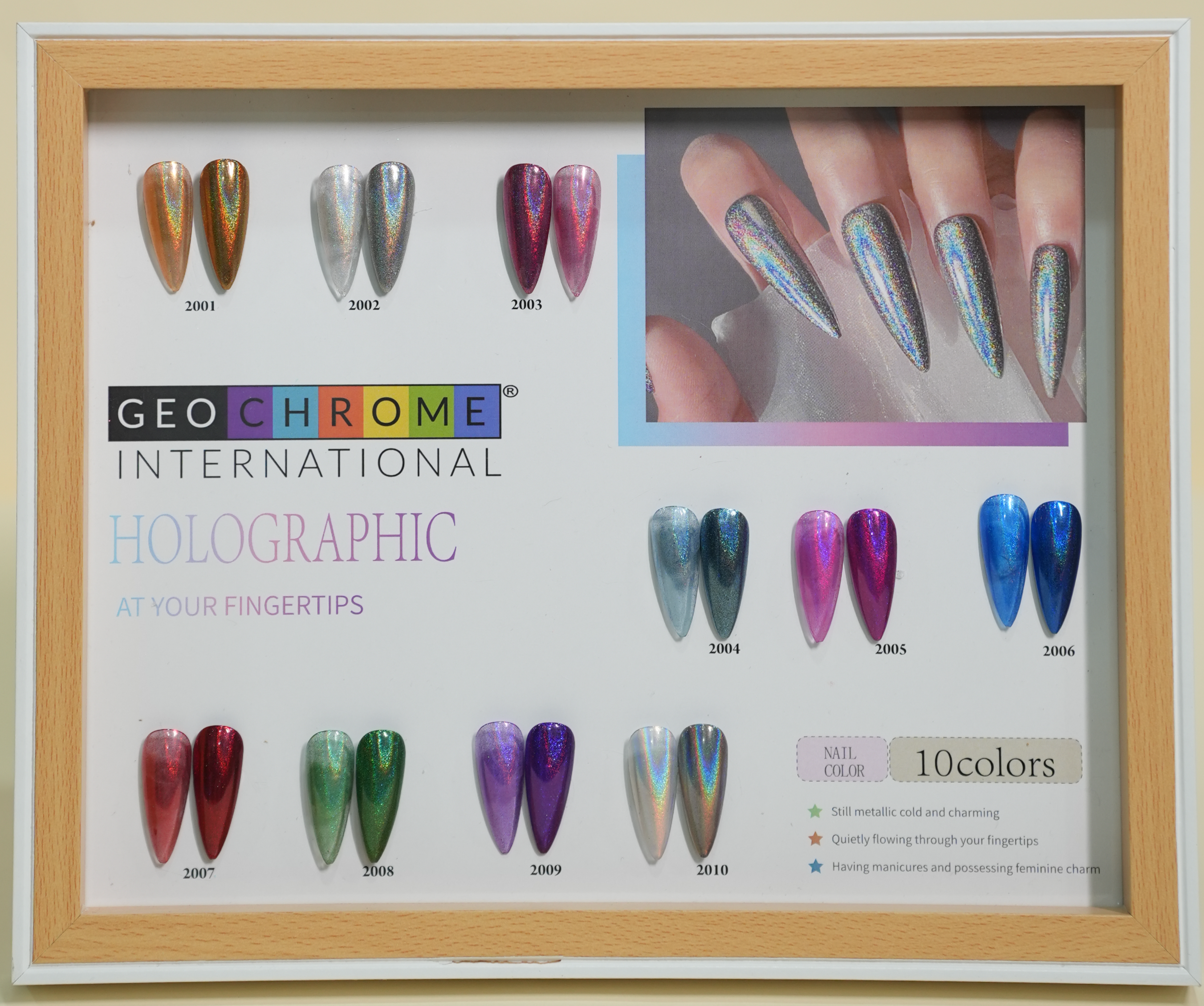 Holographic Chrome – Golden Miraj